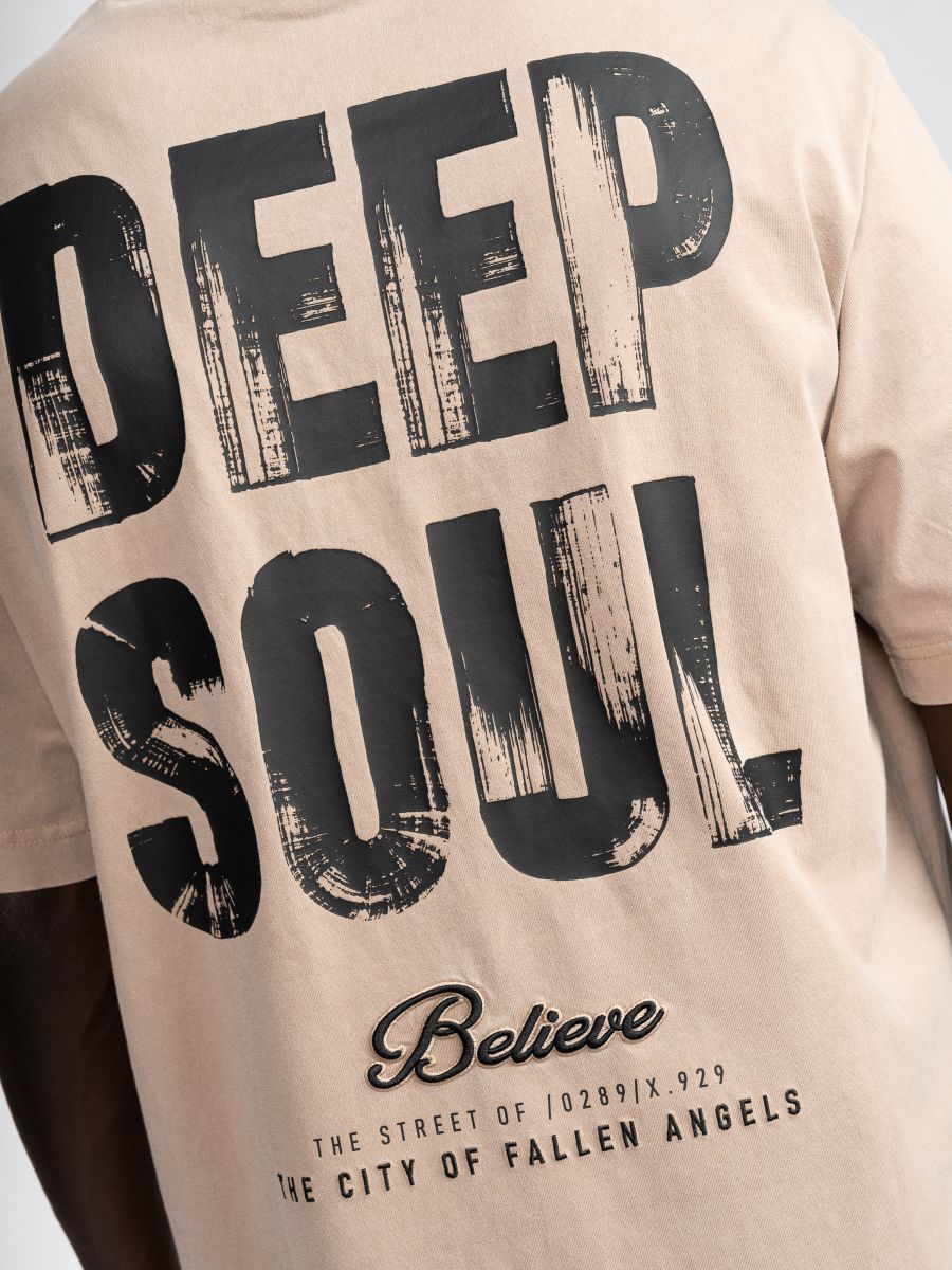 חולצת טי שירט אוברסייז לגבר Believe