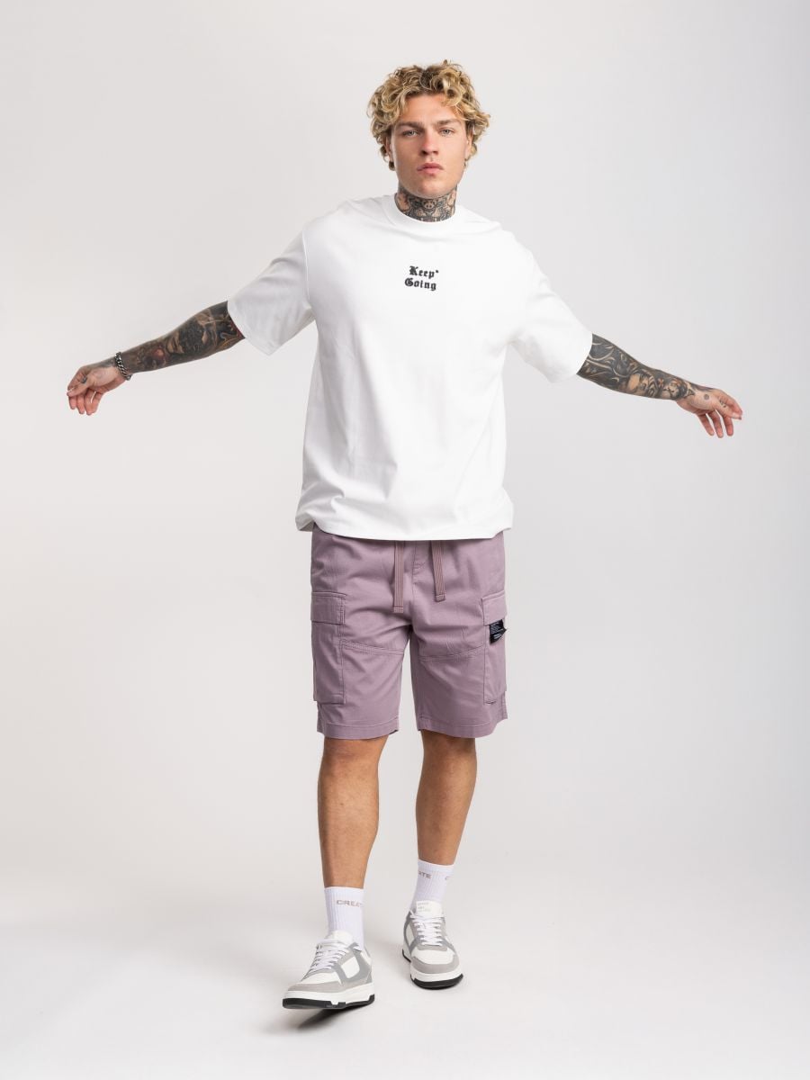 חולצת טי שירט אוברסייז לגבר Keep Going