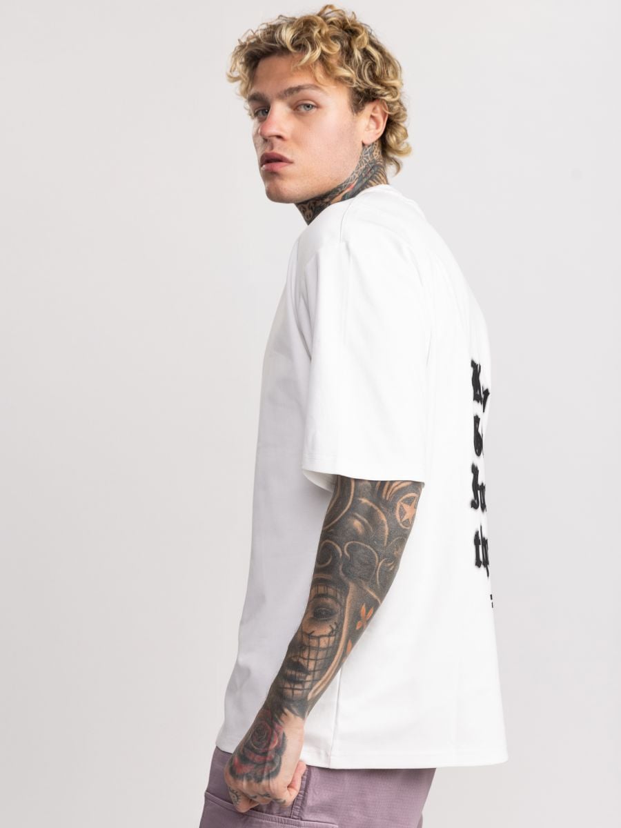 חולצת טי שירט אוברסייז לגבר Keep Going