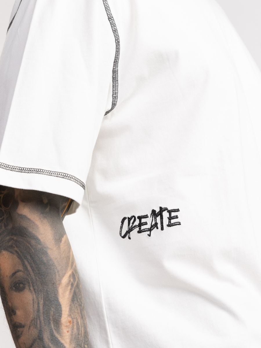 טישרט אובר סייז לגבר CREATE