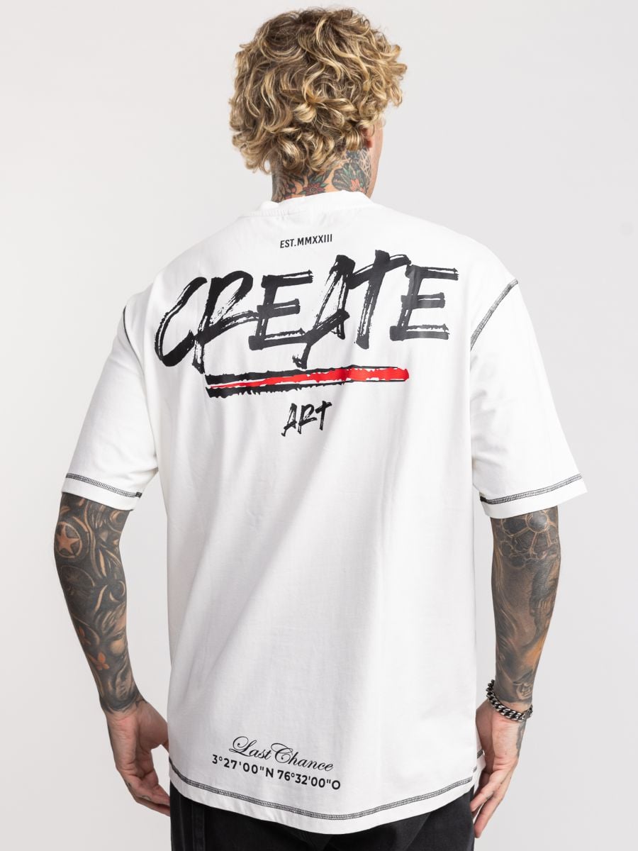 טישרט אובר סייז לגבר CREATE