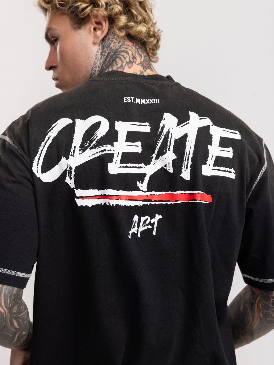 טישרט אובר סייז לגבר CREATE