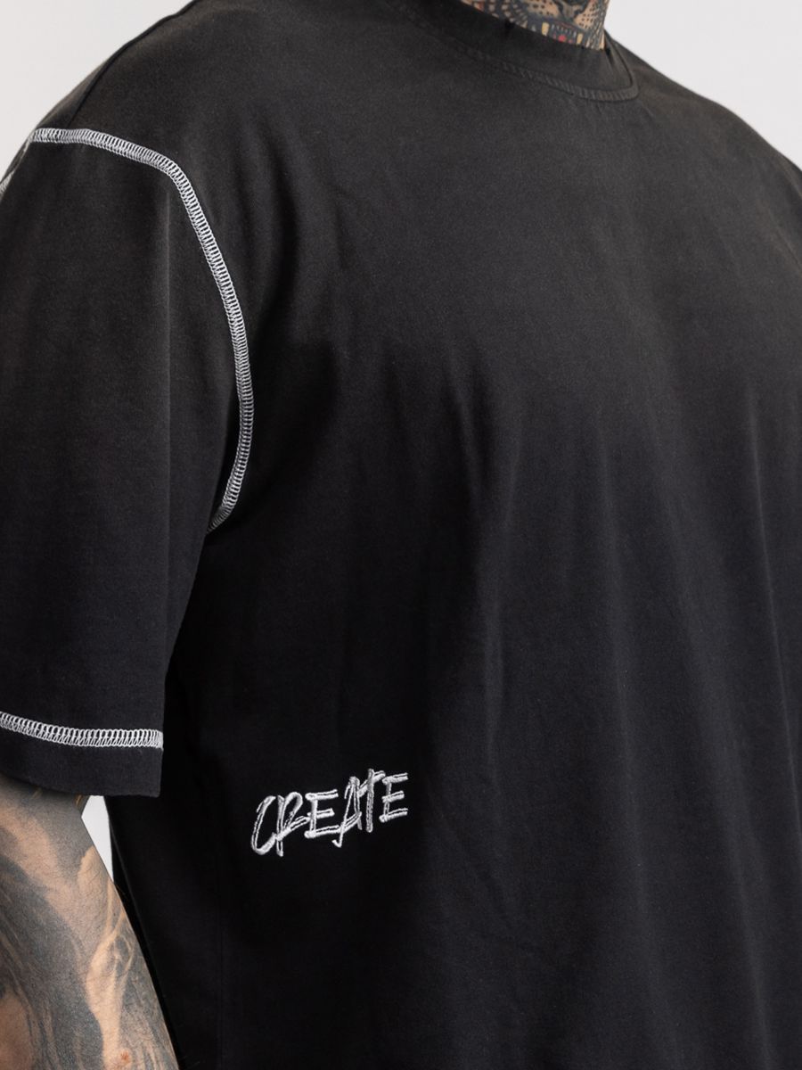 טישרט אובר סייז לגבר CREATE