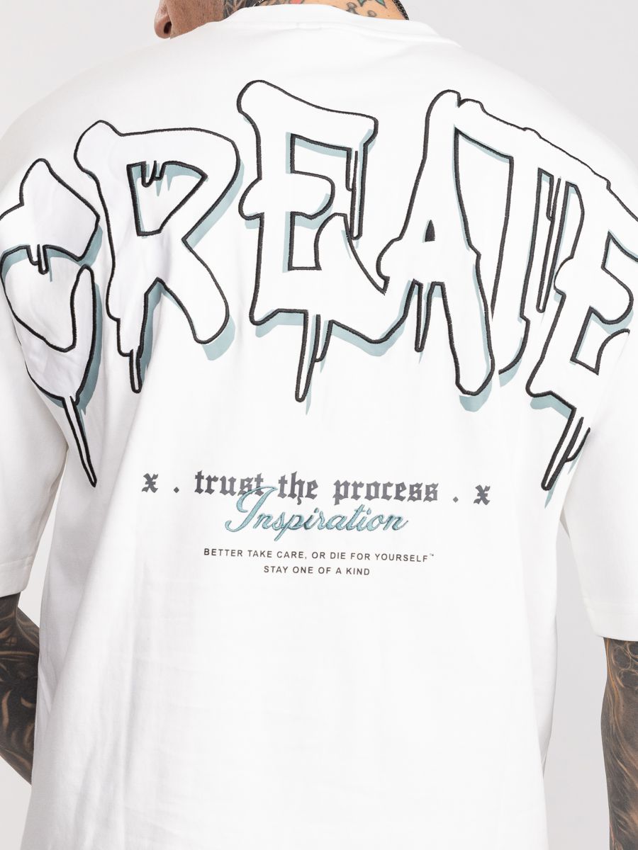 טישרט אובר סייז לגבר CREATE