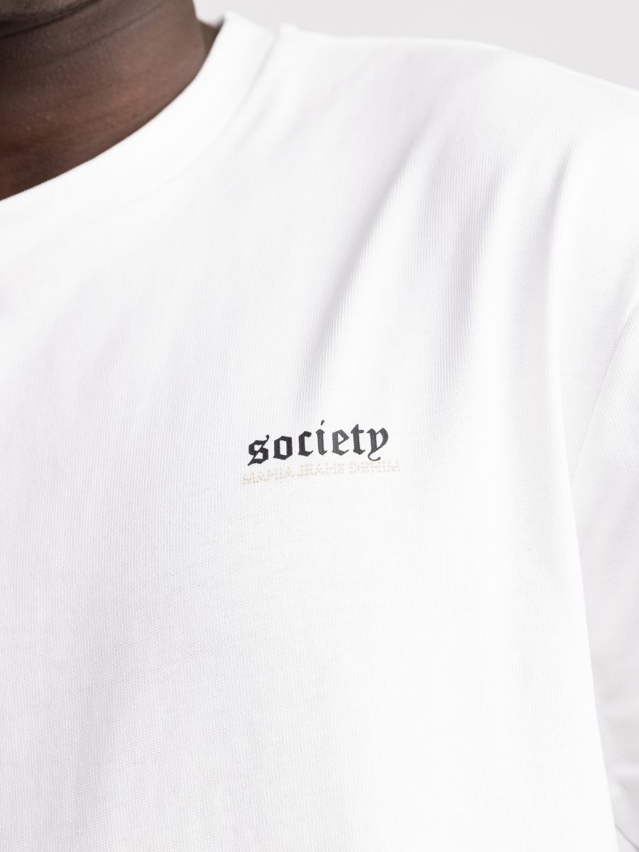 חולצת טי שירט אוברסייז לגבר  SOCIETY