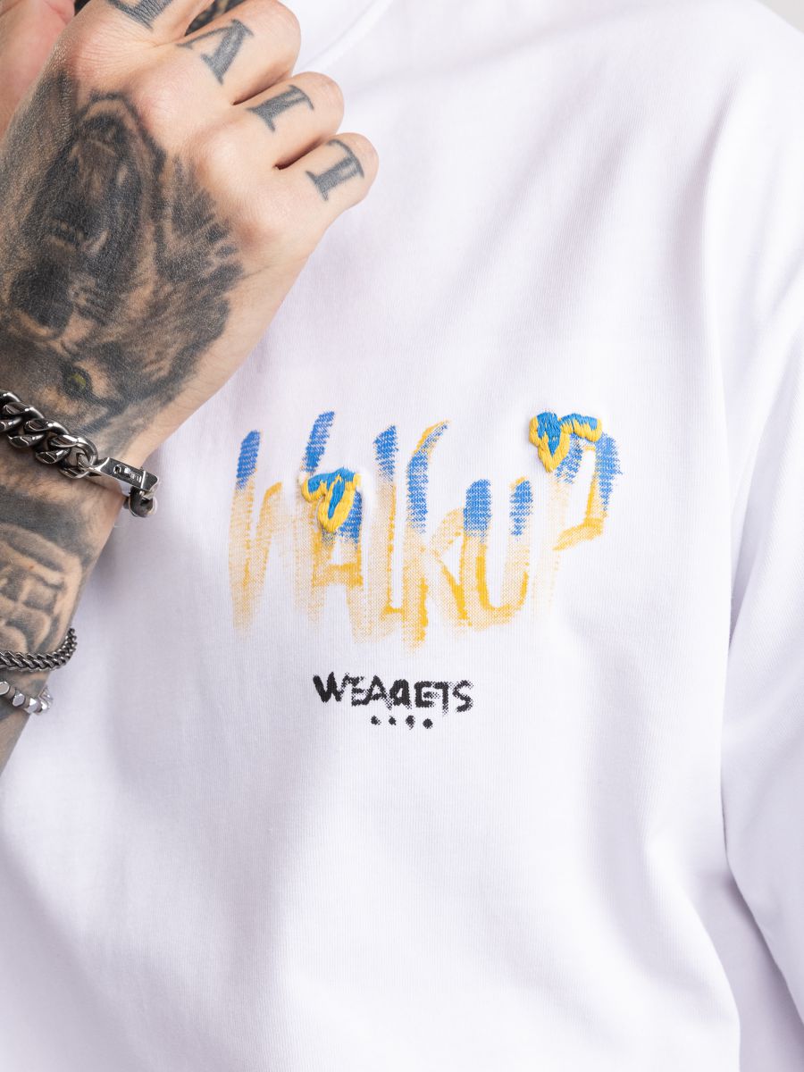חולצת טי שירט אוברסייז לגבר WALKUP WEAR ETS