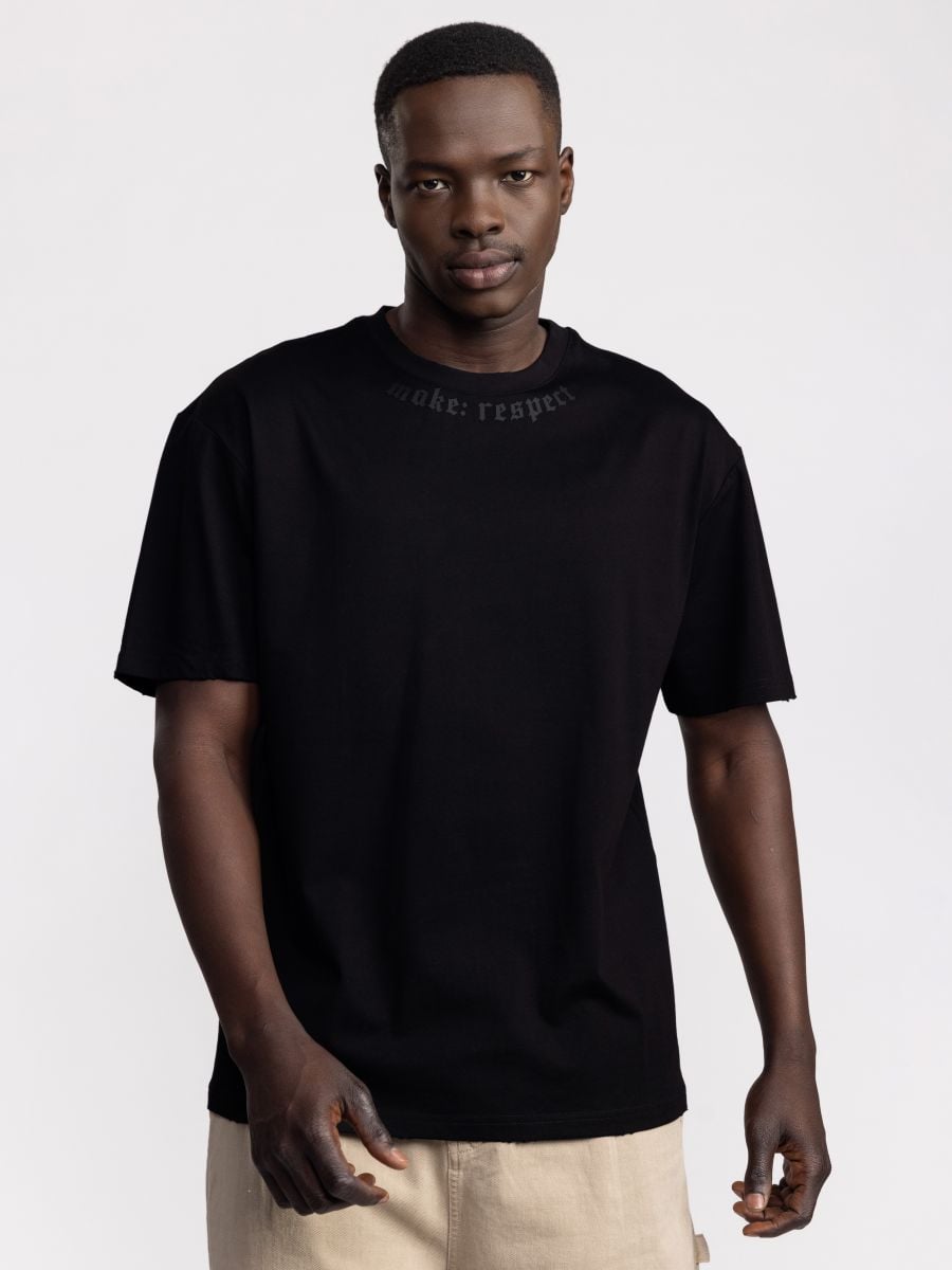 חולצת טי שירט לגבר make, respect