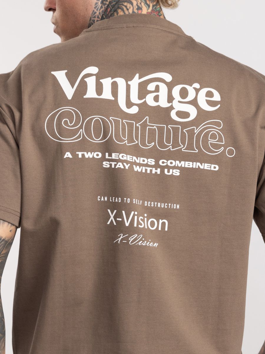 חולצת טי שירט אוברסייז לגבר VINTAGE