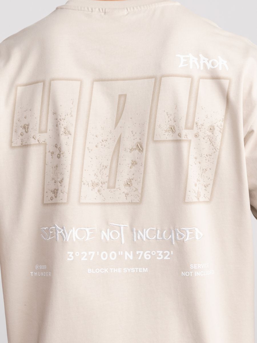 טישרט אובר סייז לגבר ERROR