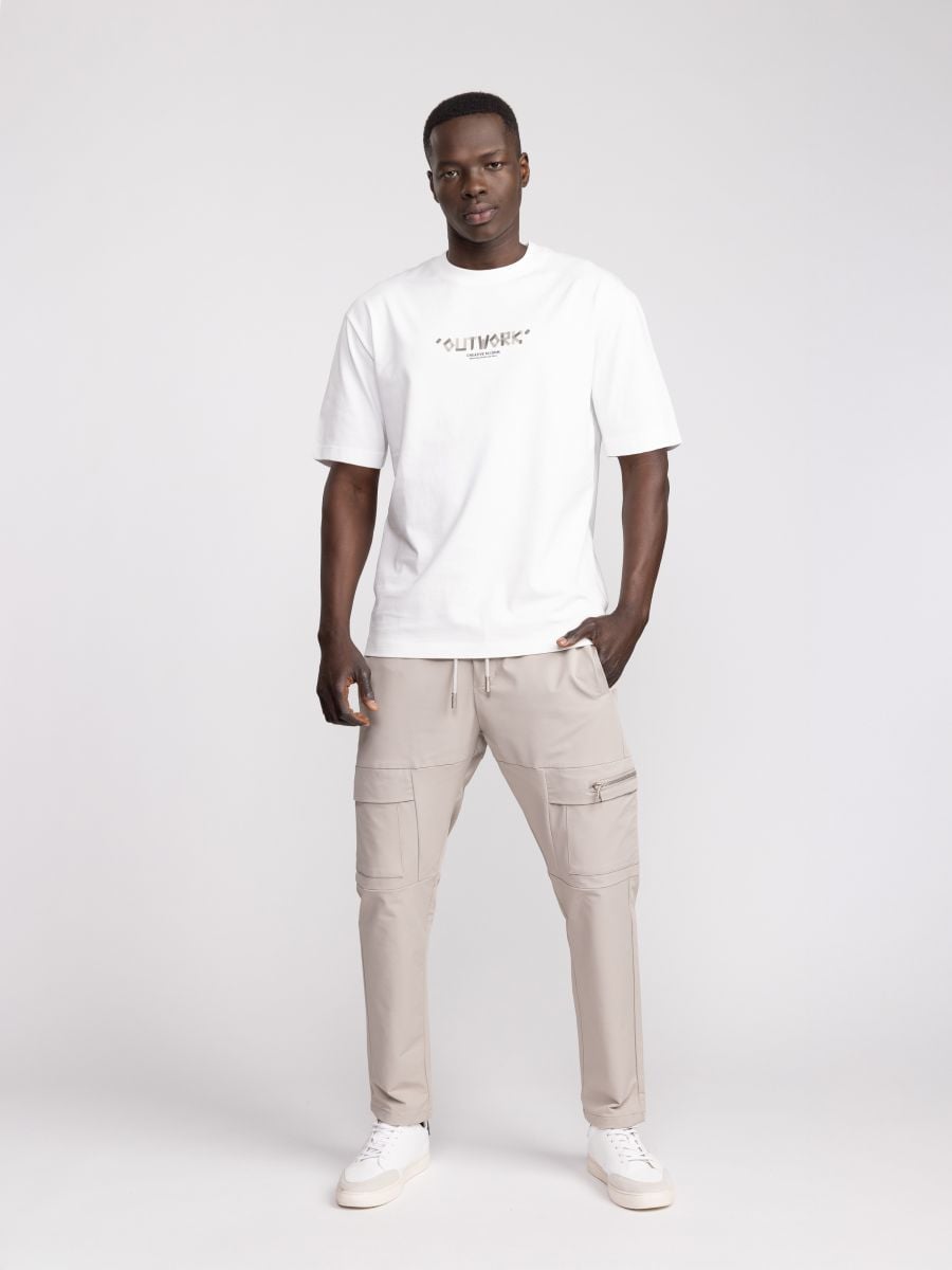 טי שירט אוברסייז לגבר OUTWORK