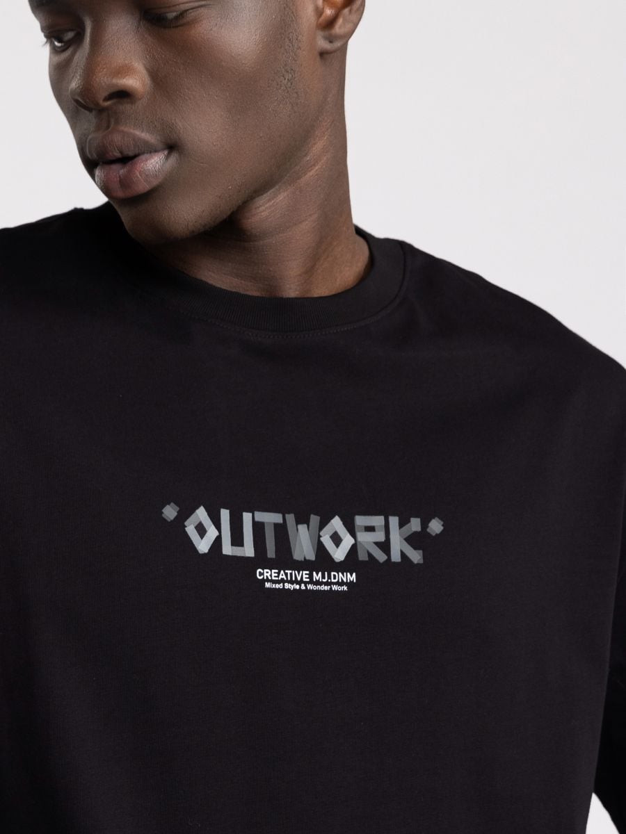 טי שירט אוברסייז לגבר OUTWORK