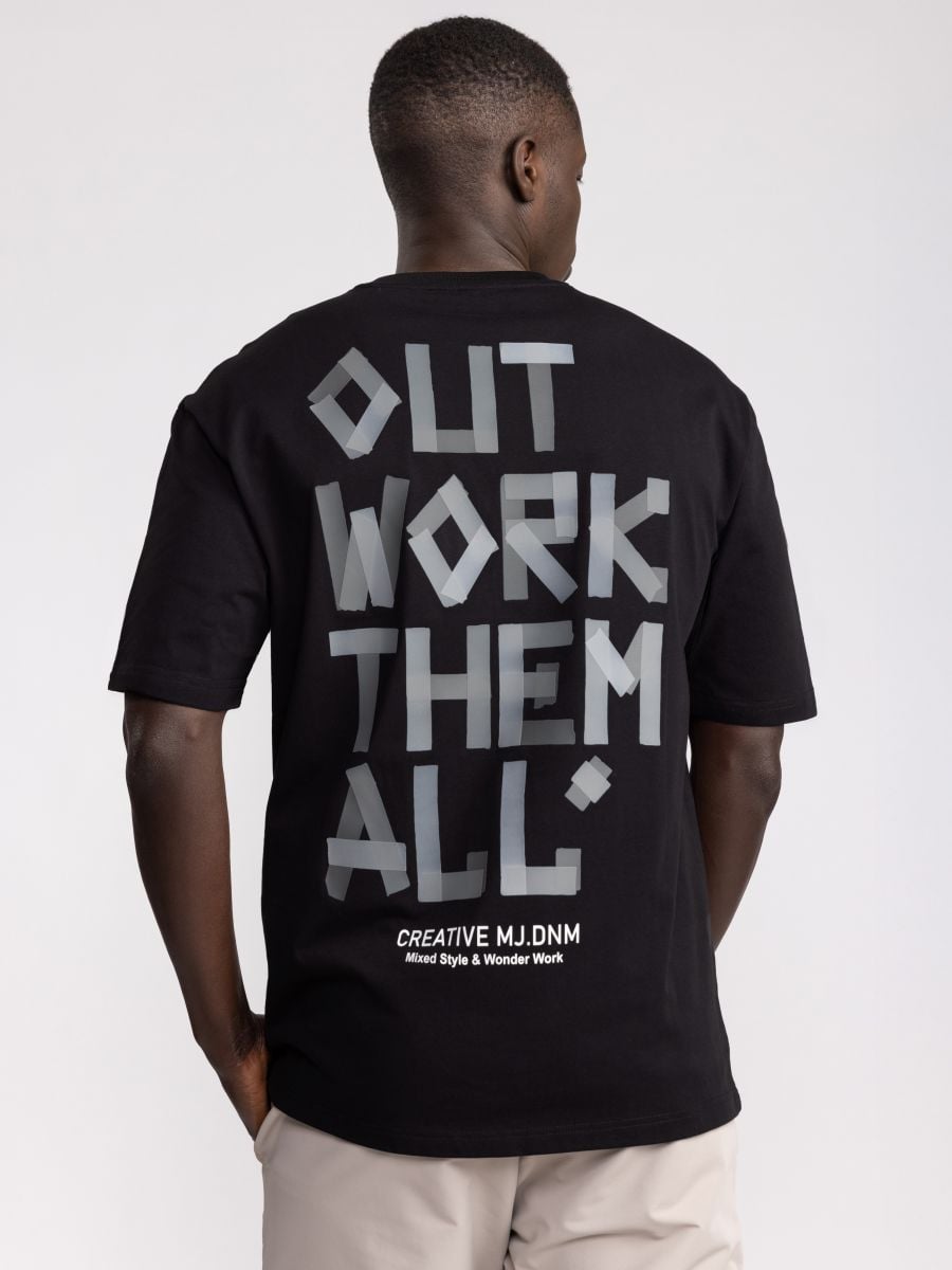 טי שירט אוברסייז לגבר OUTWORK