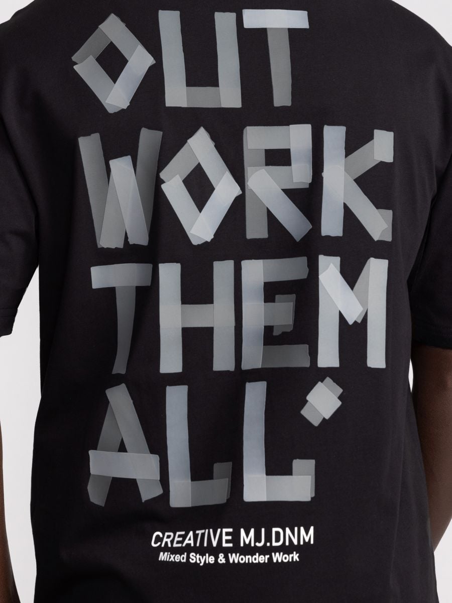 טי שירט אוברסייז לגבר OUTWORK