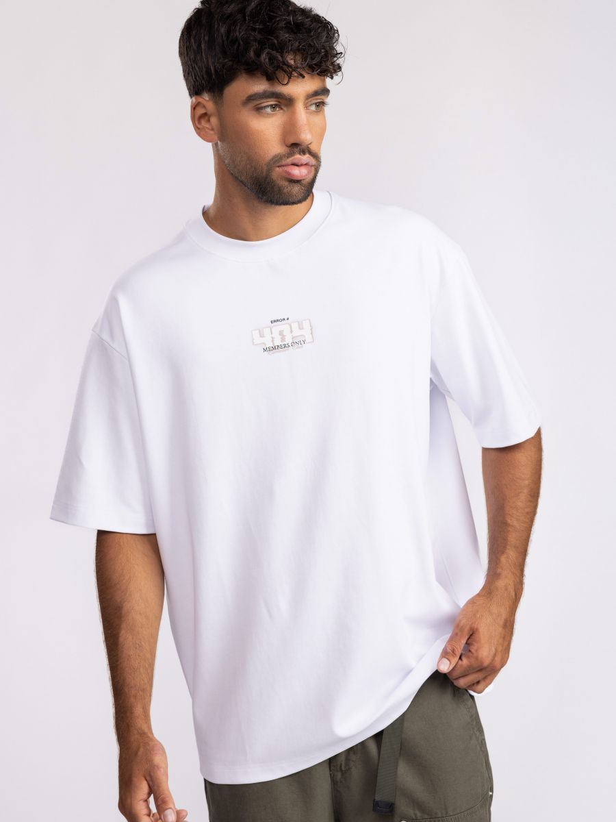 חולצת טי שירט אוברסייז לגבר MEMBERS ONLY