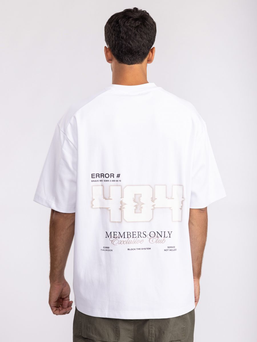 חולצת טי שירט אוברסייז לגבר MEMBERS ONLY