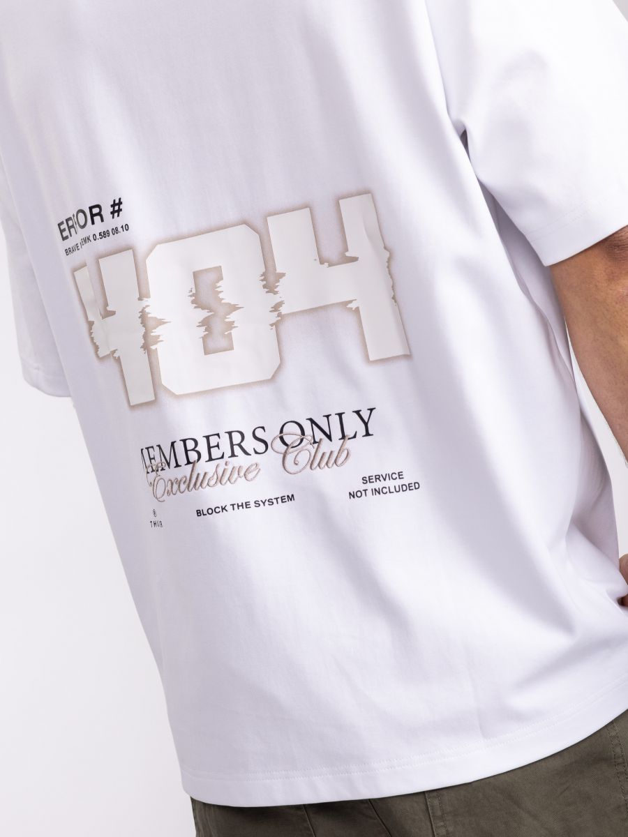 חולצת טי שירט אוברסייז לגבר MEMBERS ONLY