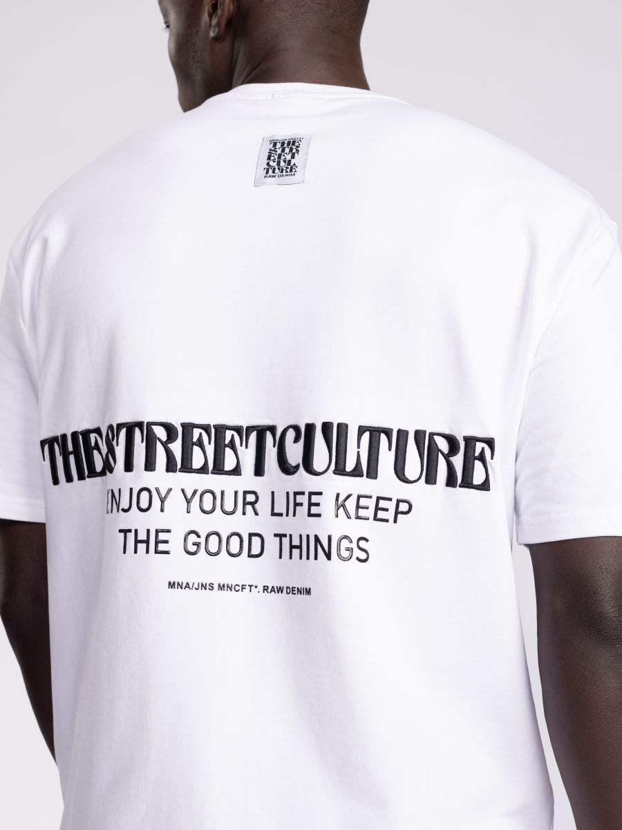 חולצת טי שירט אוברסייז לגבר CULTURE
