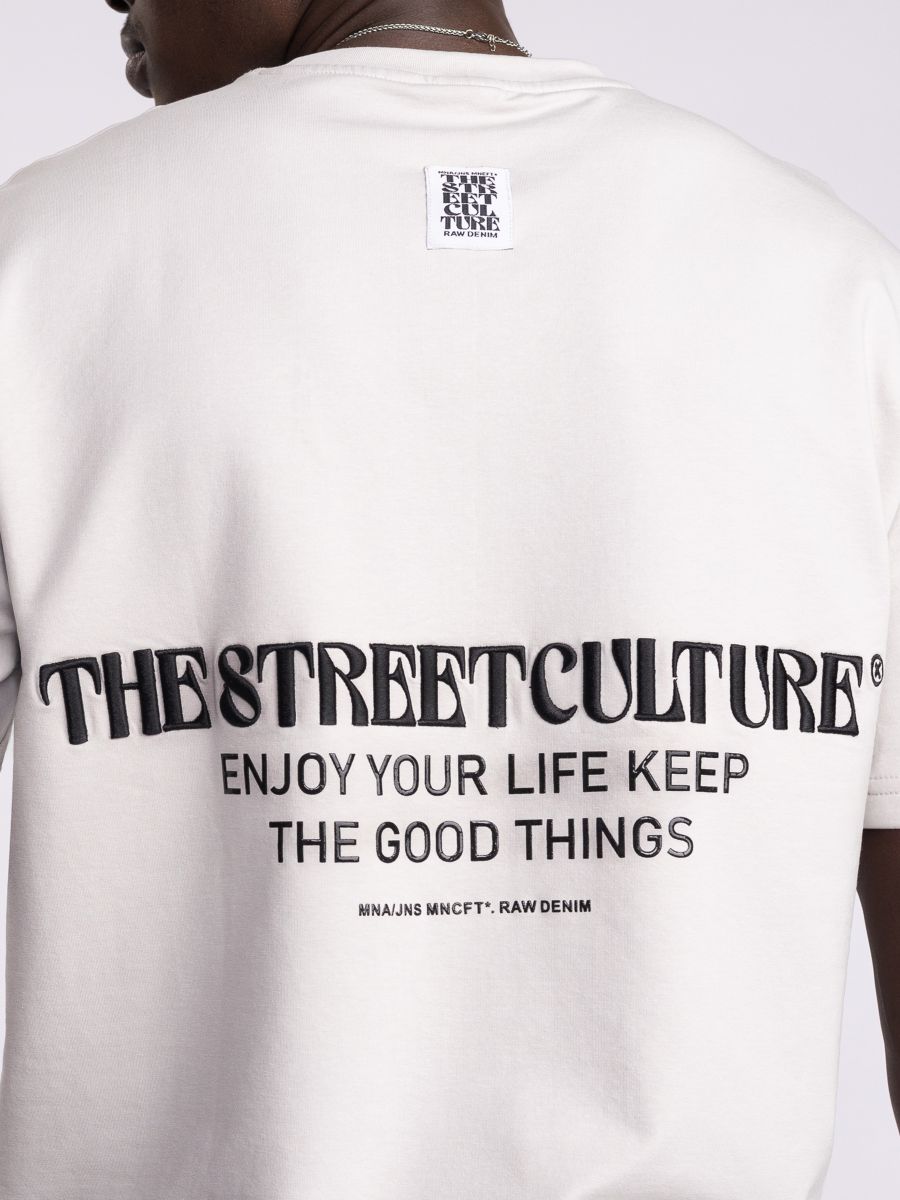 חולצת טי שירט אוברסייז לגבר CULTURE