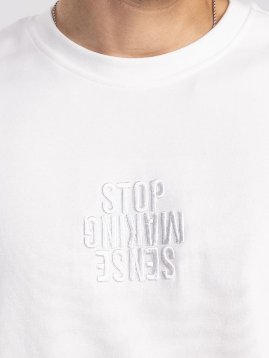 חולצת טי שירט לגבר STOP SHARING ISSUES