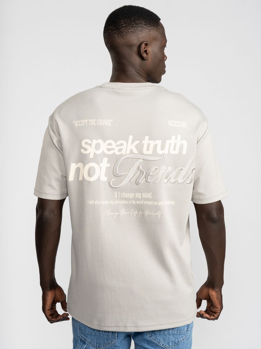 חולצת טי שירט אוברסייז לגבר SPEAK