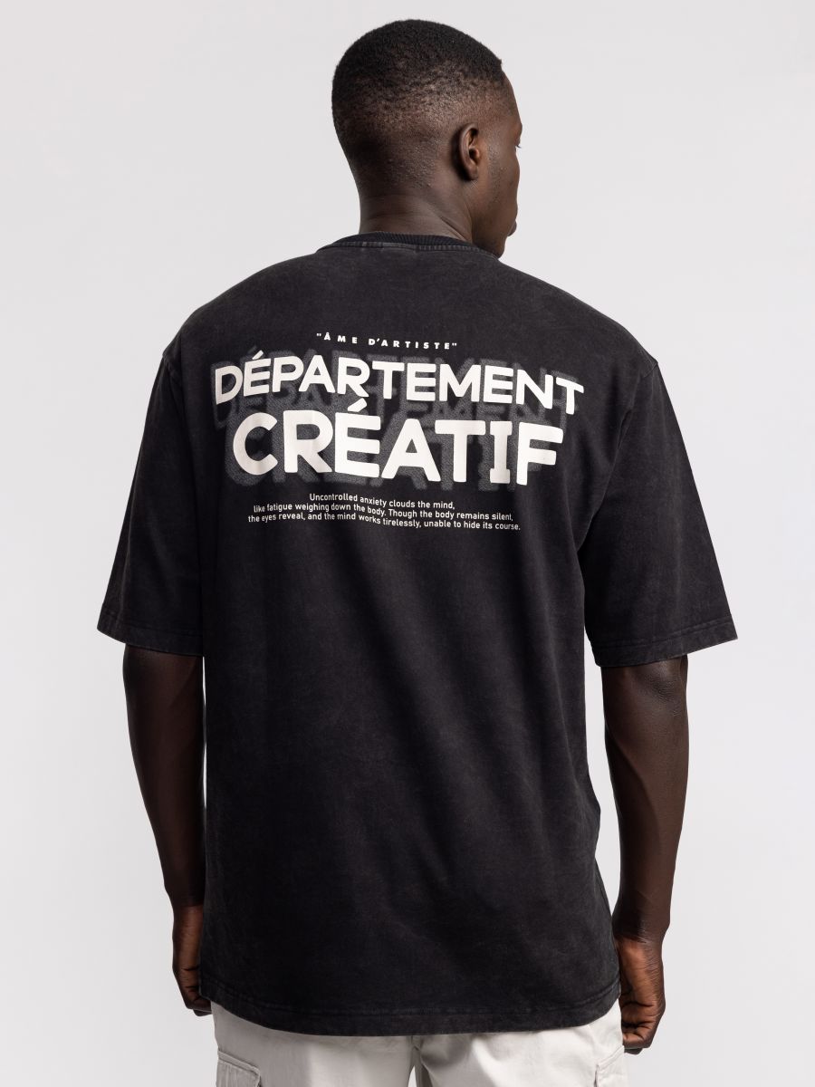 חולצת טי שירט אוברסייז לגבר DEPARTEMENT CREATIF