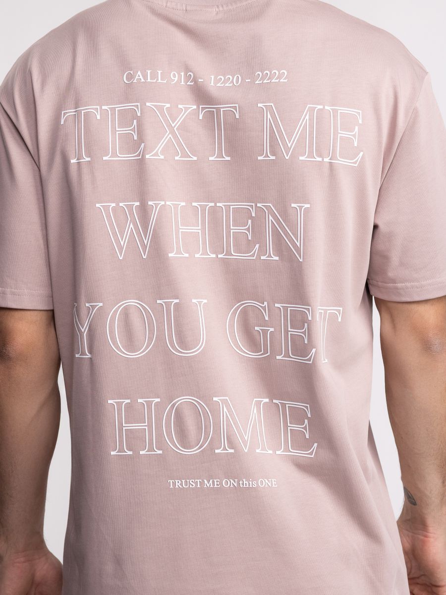 חולצת טי שירט אוברסייז TEXT ME