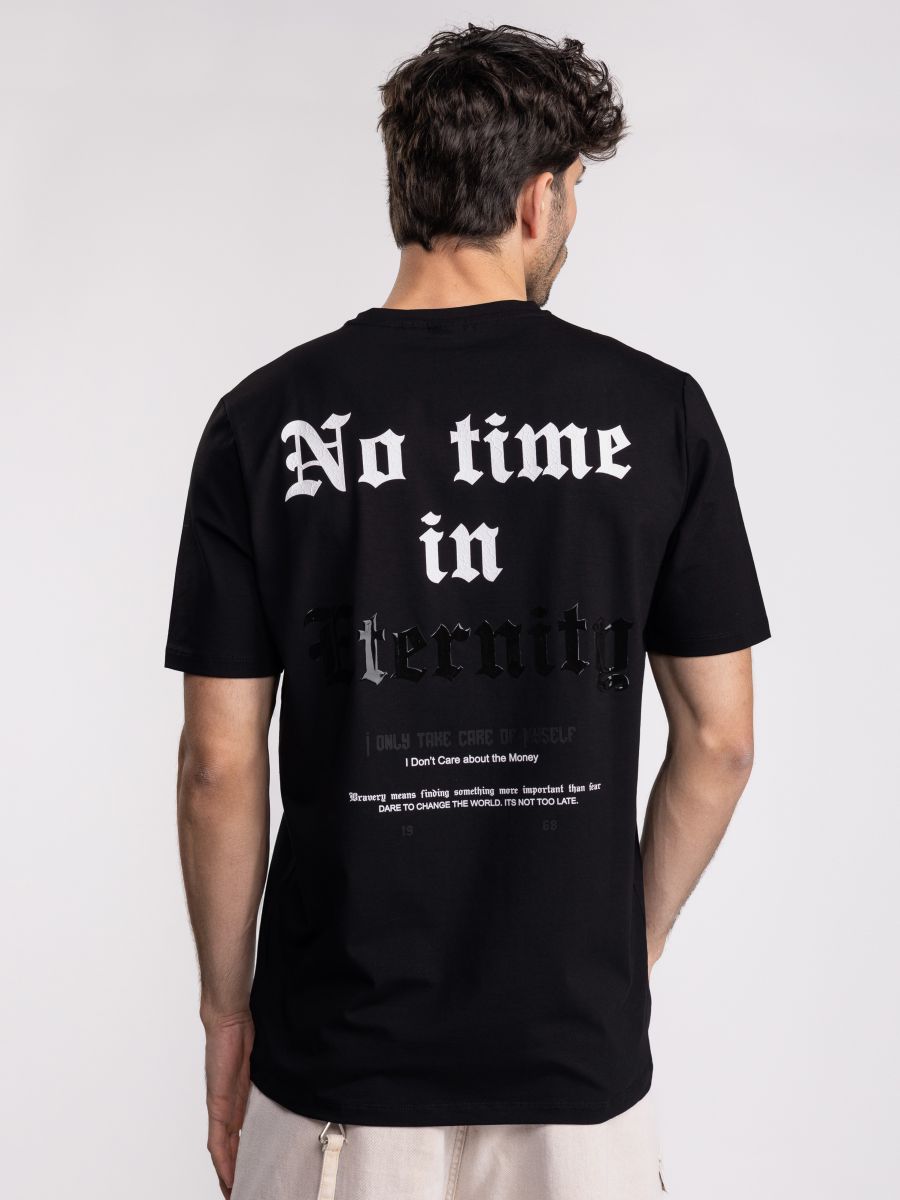 חולצת טי שירט לגבר No time in eternity