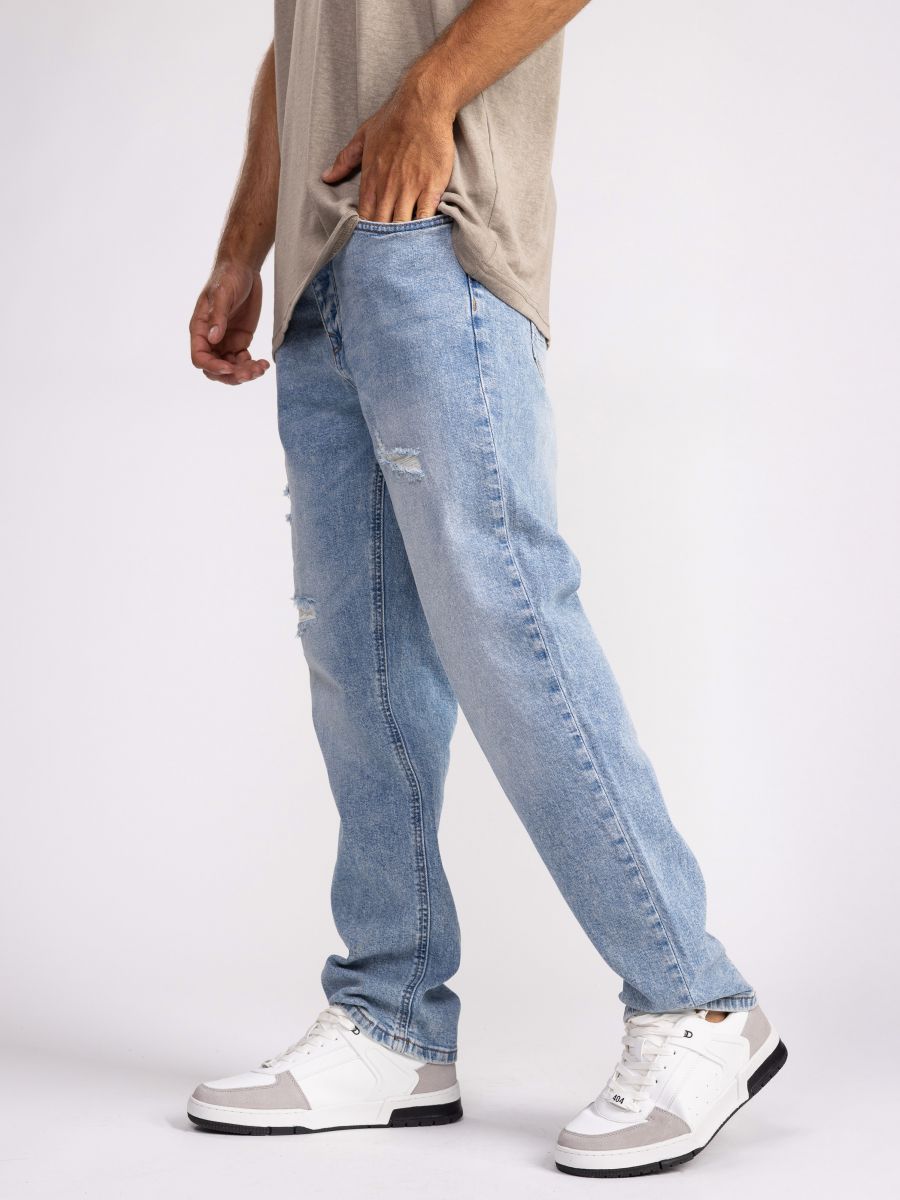 ג’’ינס סקיני משופשף עם קרעים