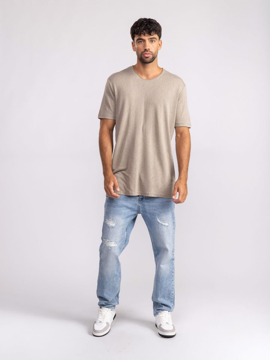 ג’’ינס סקיני משופשף עם קרעים