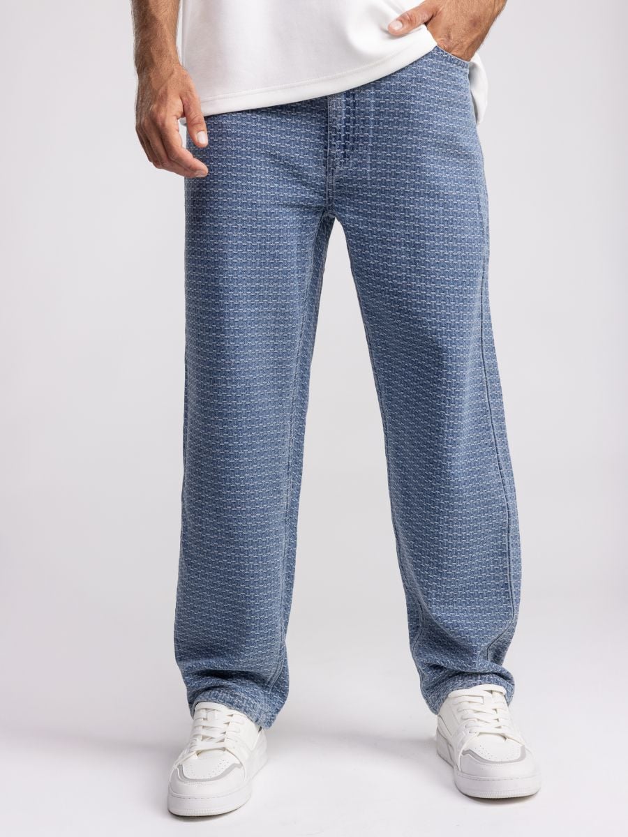 ג’’ינס לגבר עם טקסטורה