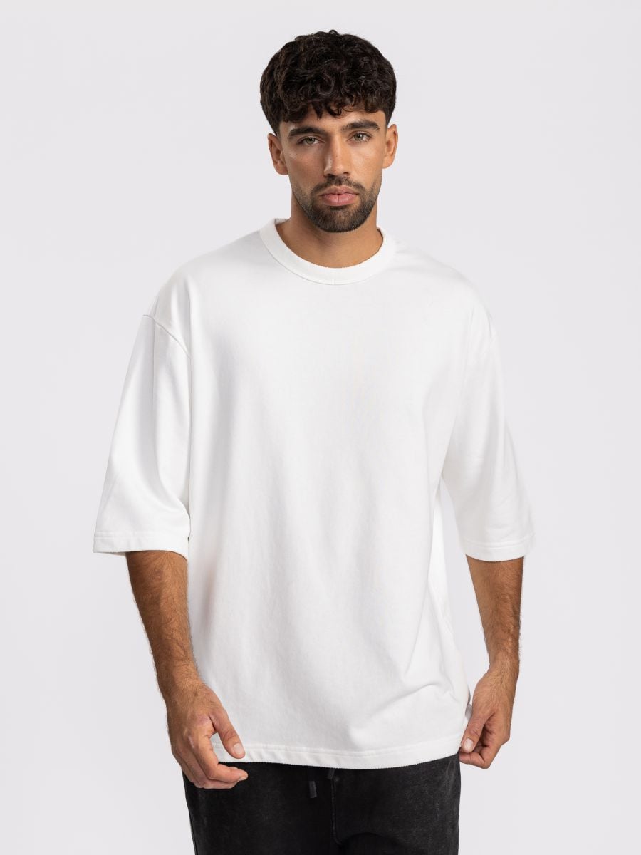 חולצת טי שירט לגבר עם שרוולים עד המרפק