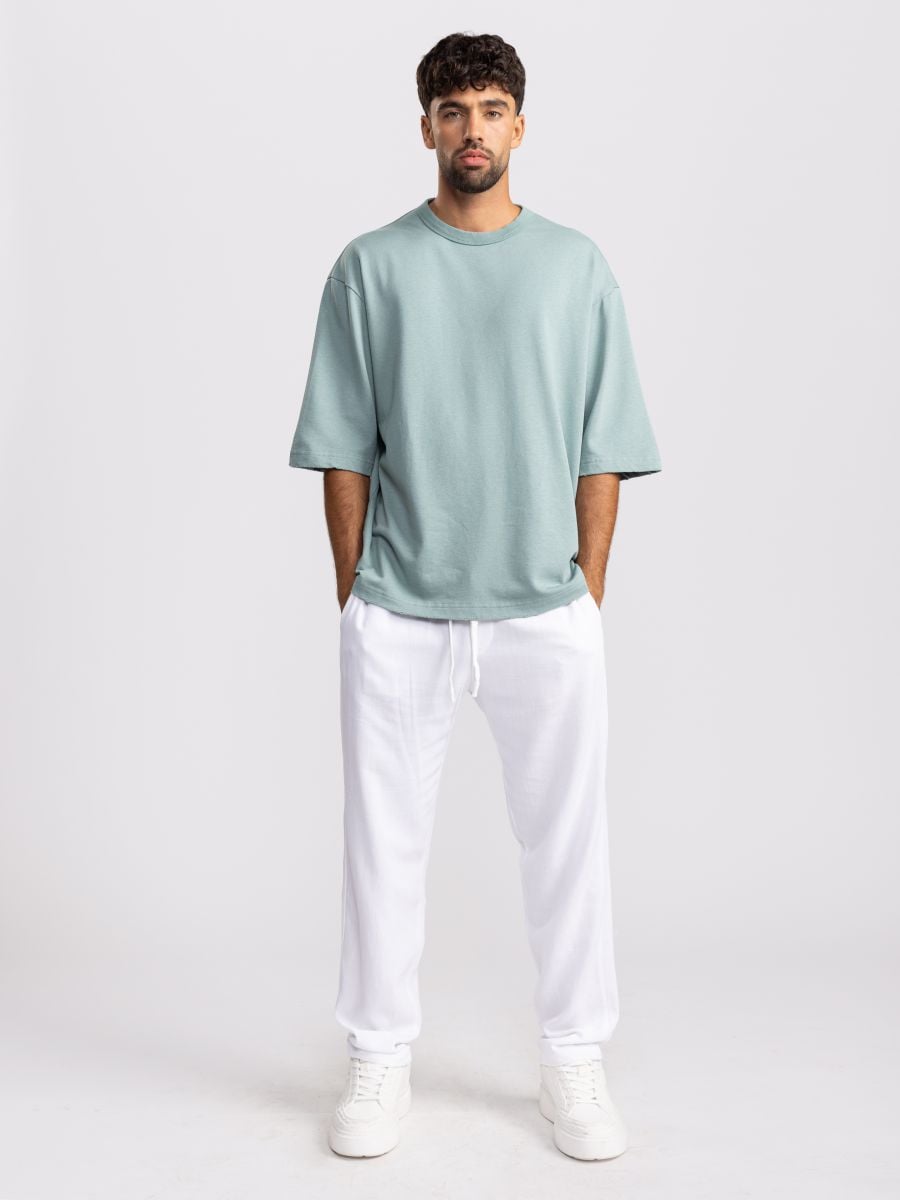 חולצת טי שירט לגבר עם שרוולים עד המרפק