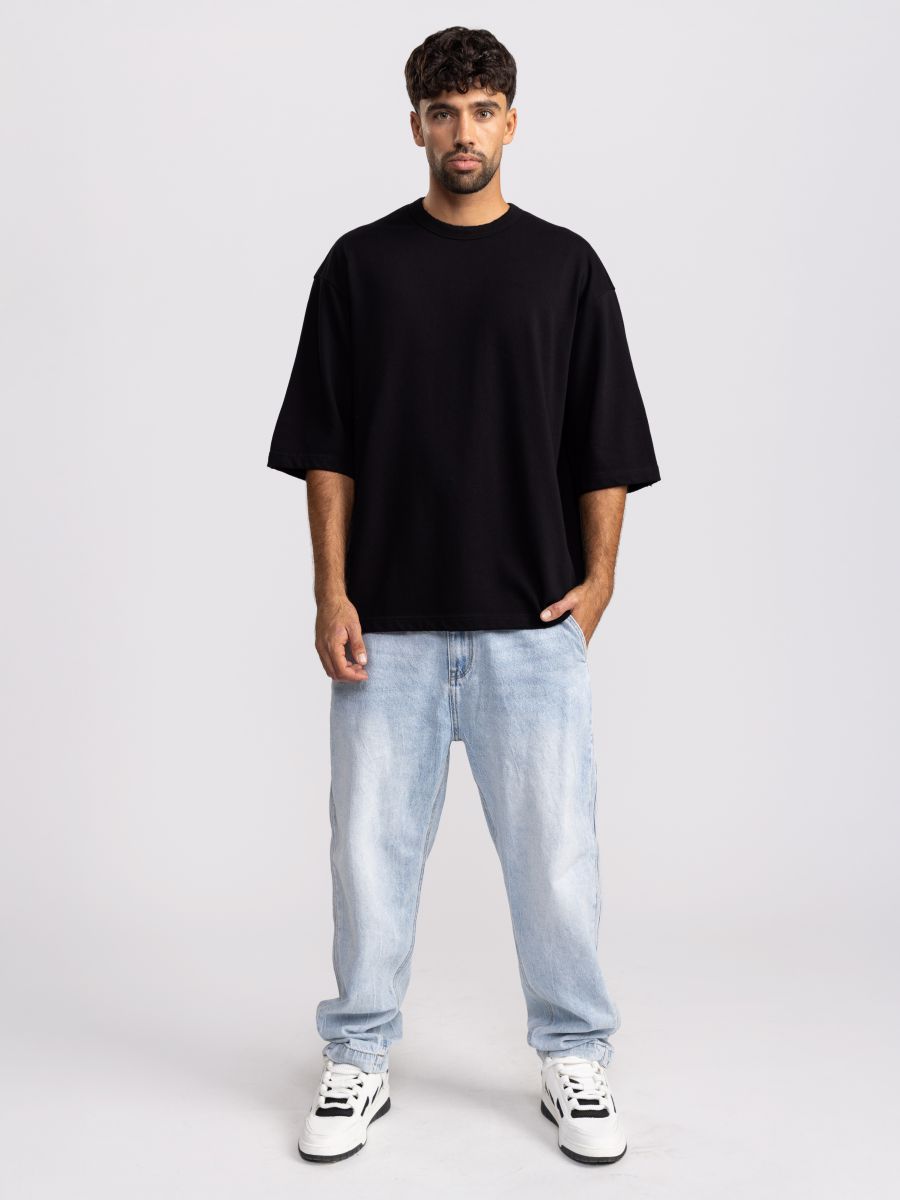 חולצת טי שירט לגבר עם שרוולים עד המרפק