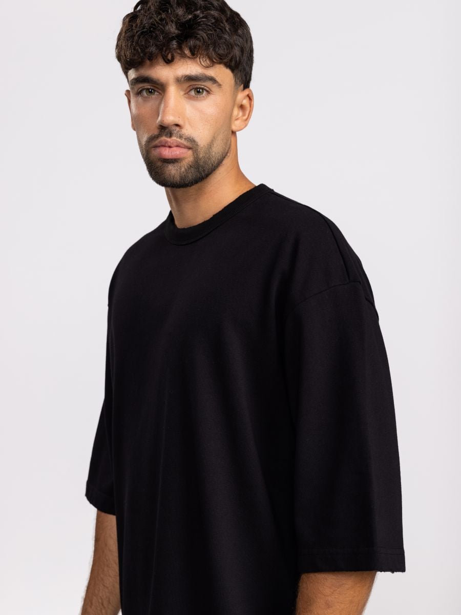 חולצת טי שירט לגבר עם שרוולים עד המרפק