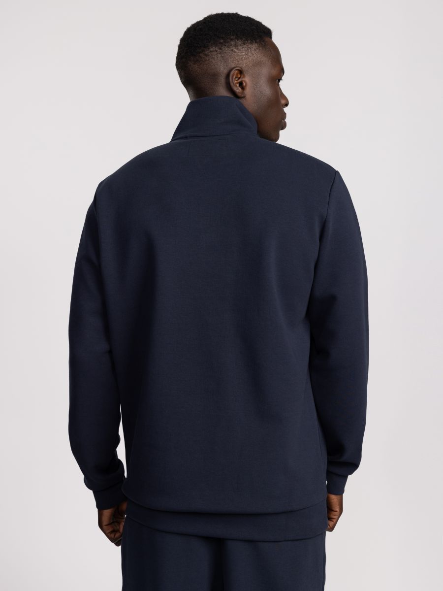 חולצת פוטר לגבר עם חצי רוכסן