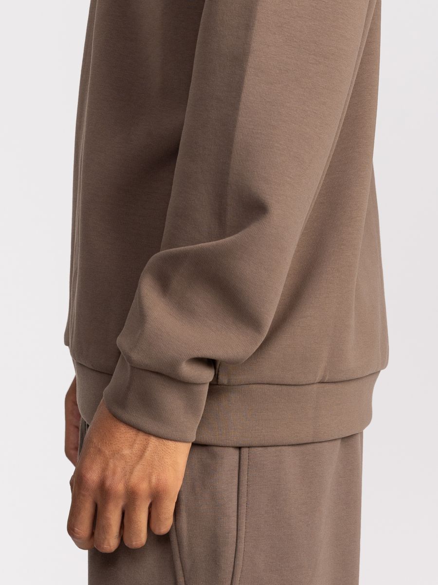 חולצת פוטר לגבר עם חצי רוכסן