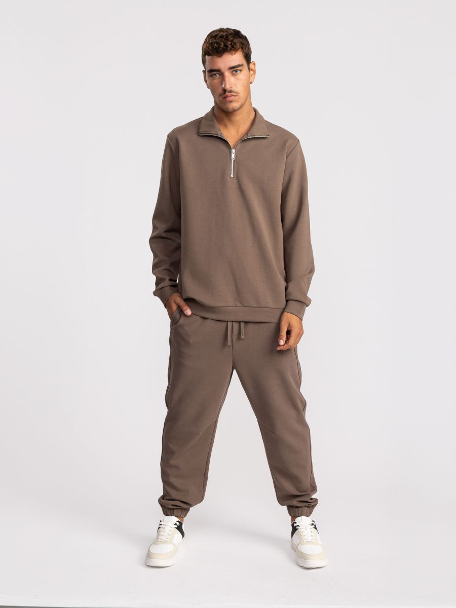 מכנסי פוטר לגבר עם סיומת גומי