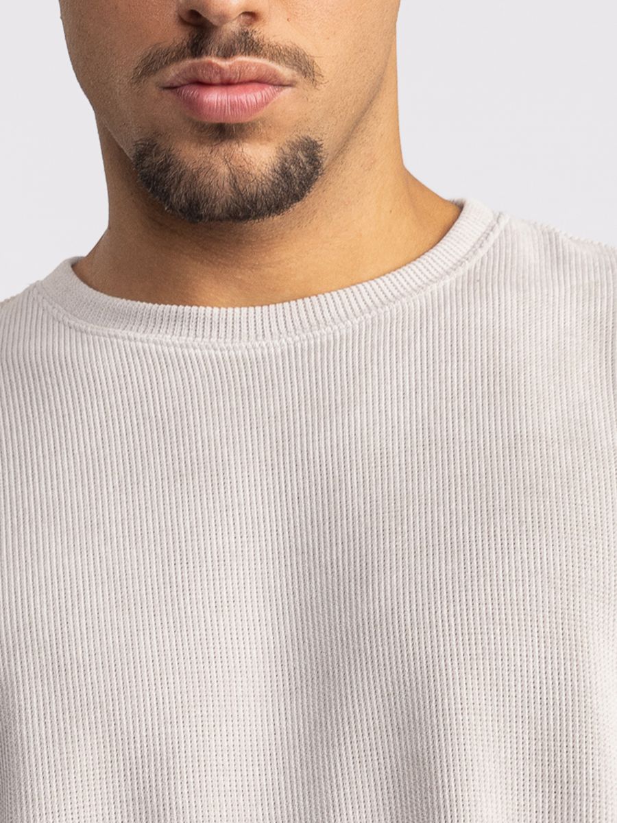 טי שירט טקסטורלית לגבר