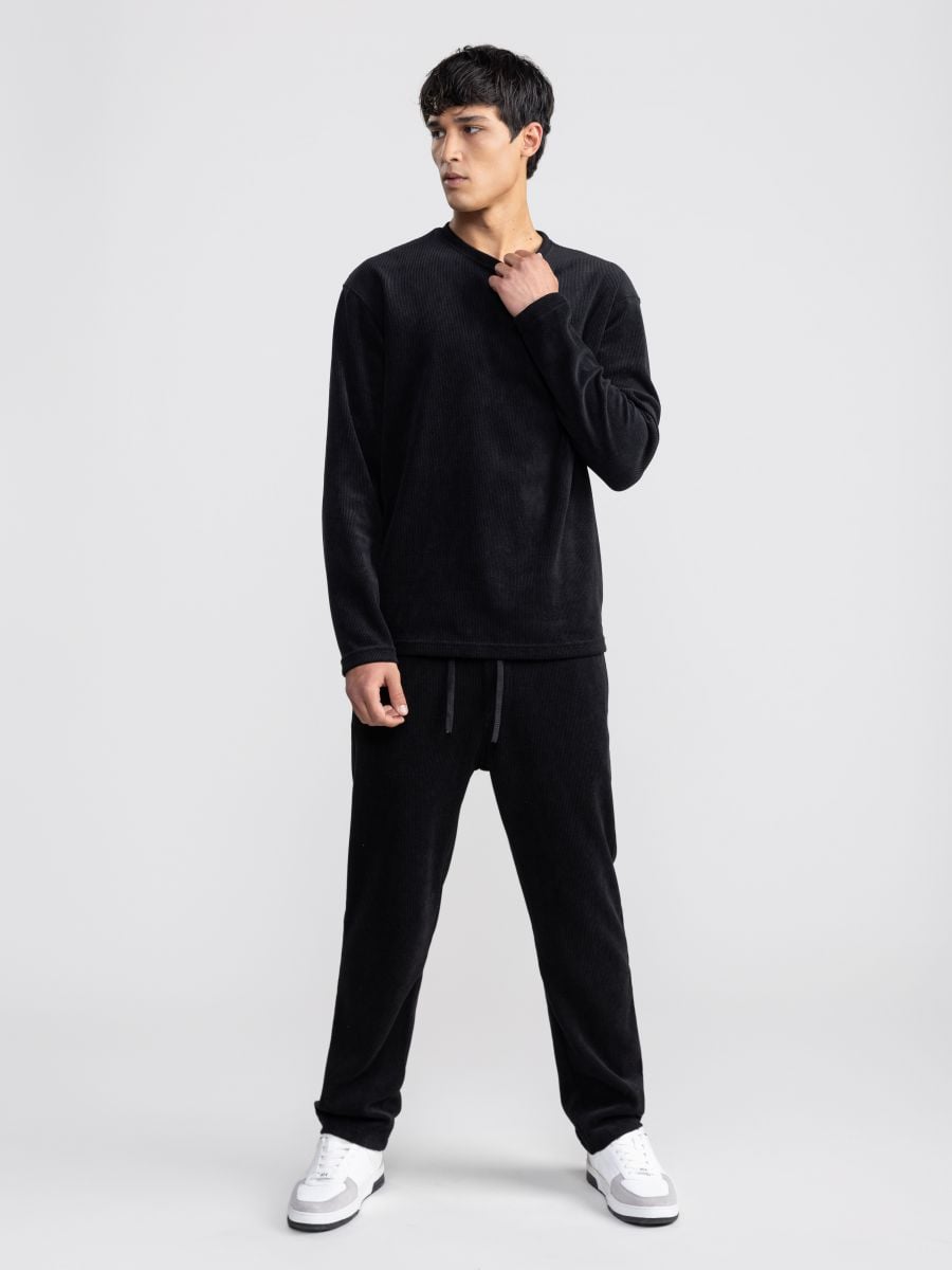 מכנסי בד ריב לגבר