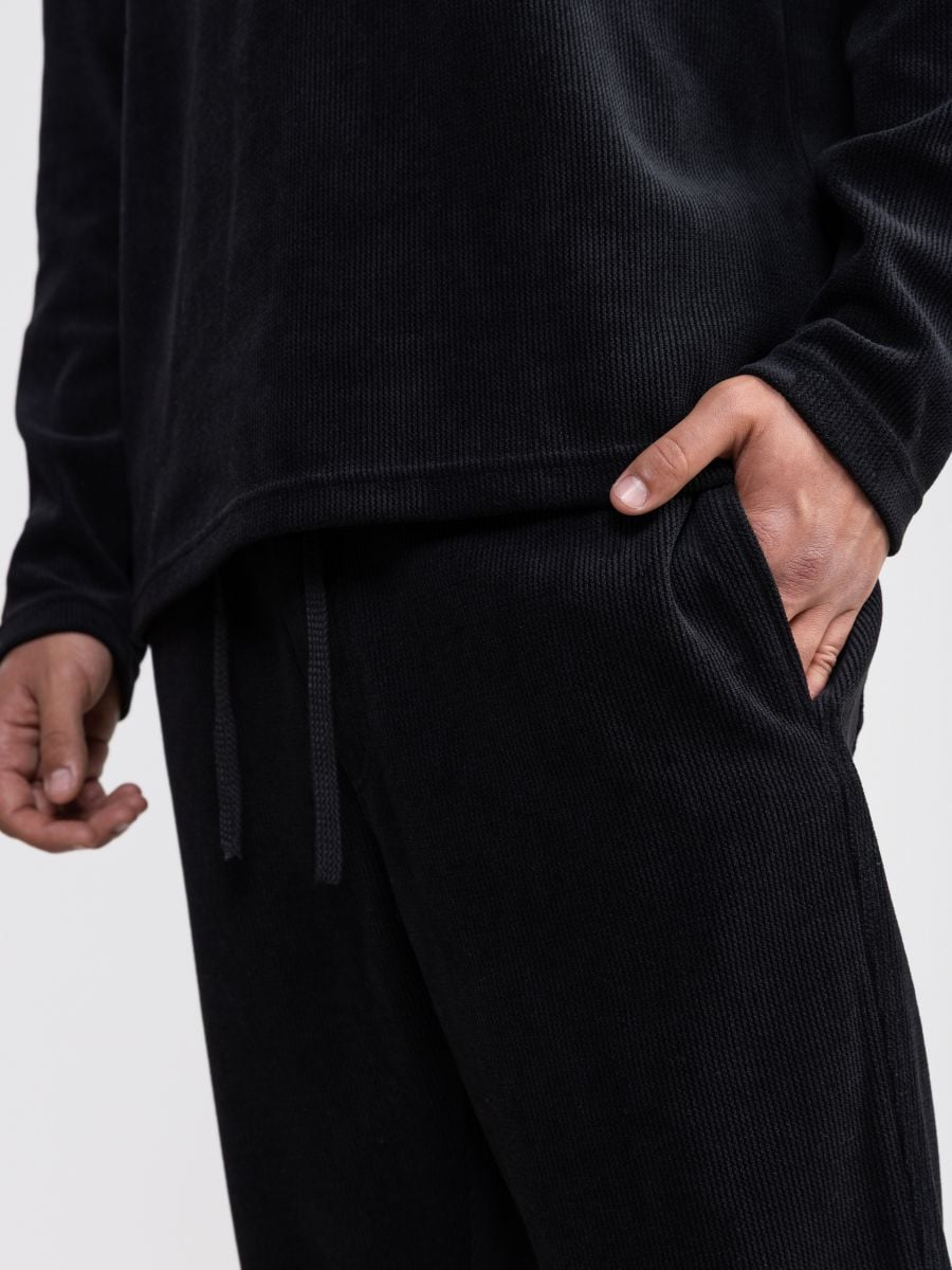 מכנסי בד ריב לגבר