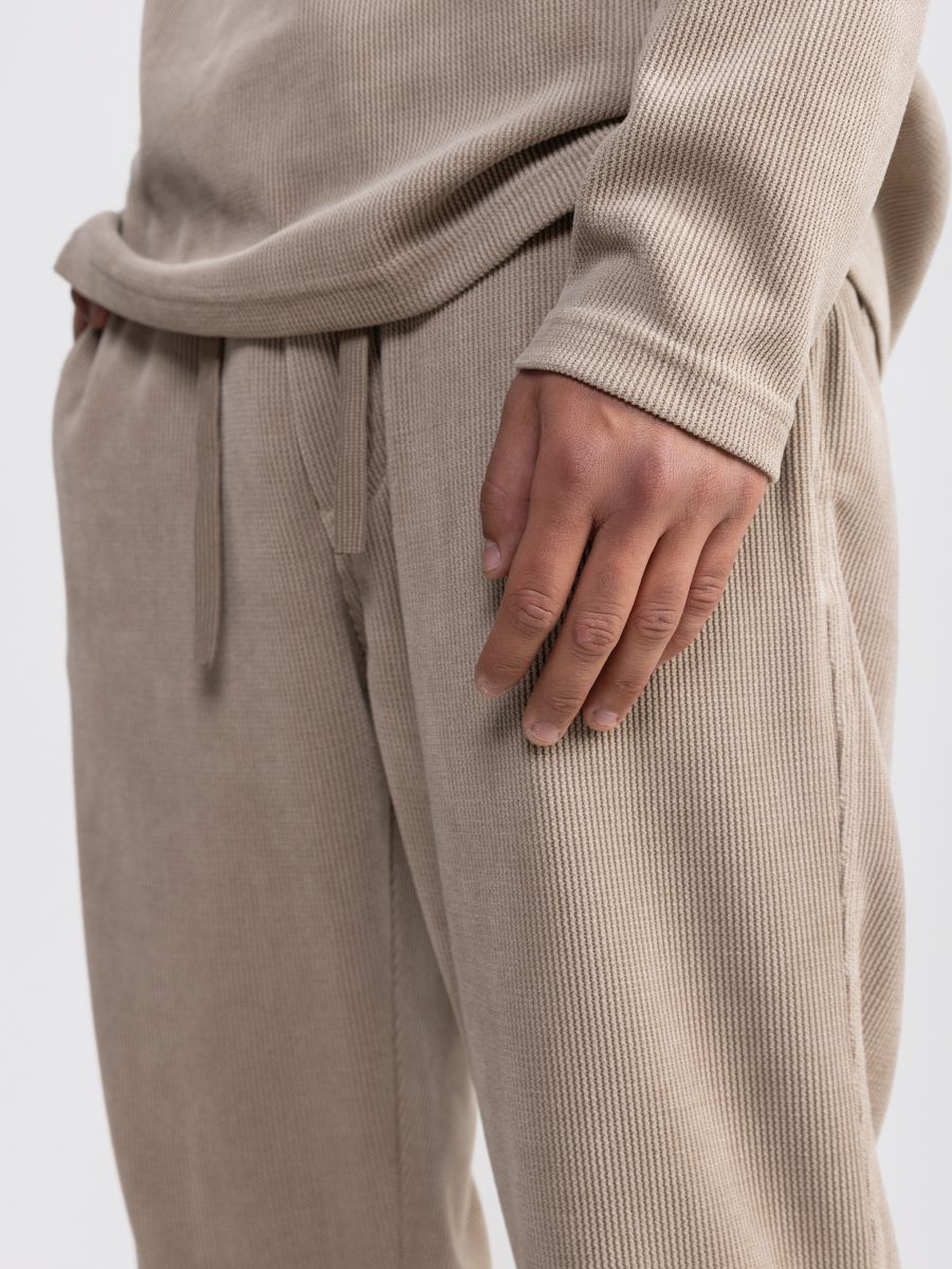 מכנסי בד ריב לגבר