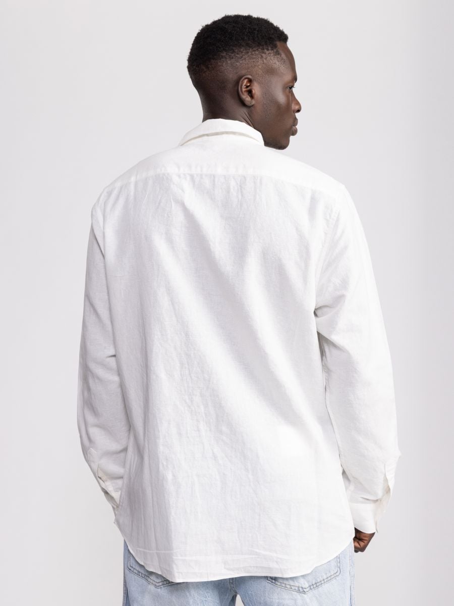 חולצה מכופתרת לגבר  מבד