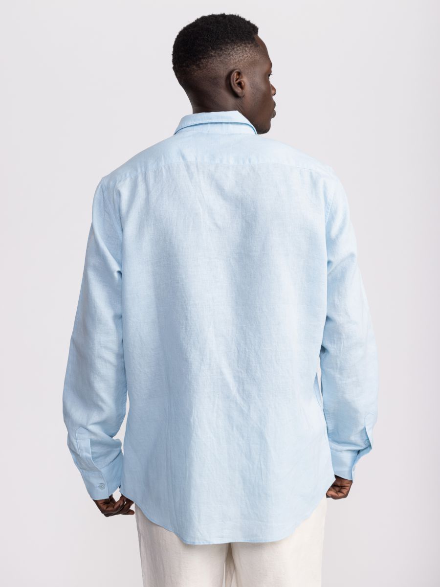 חולצה מכופתרת לגבר  מבד