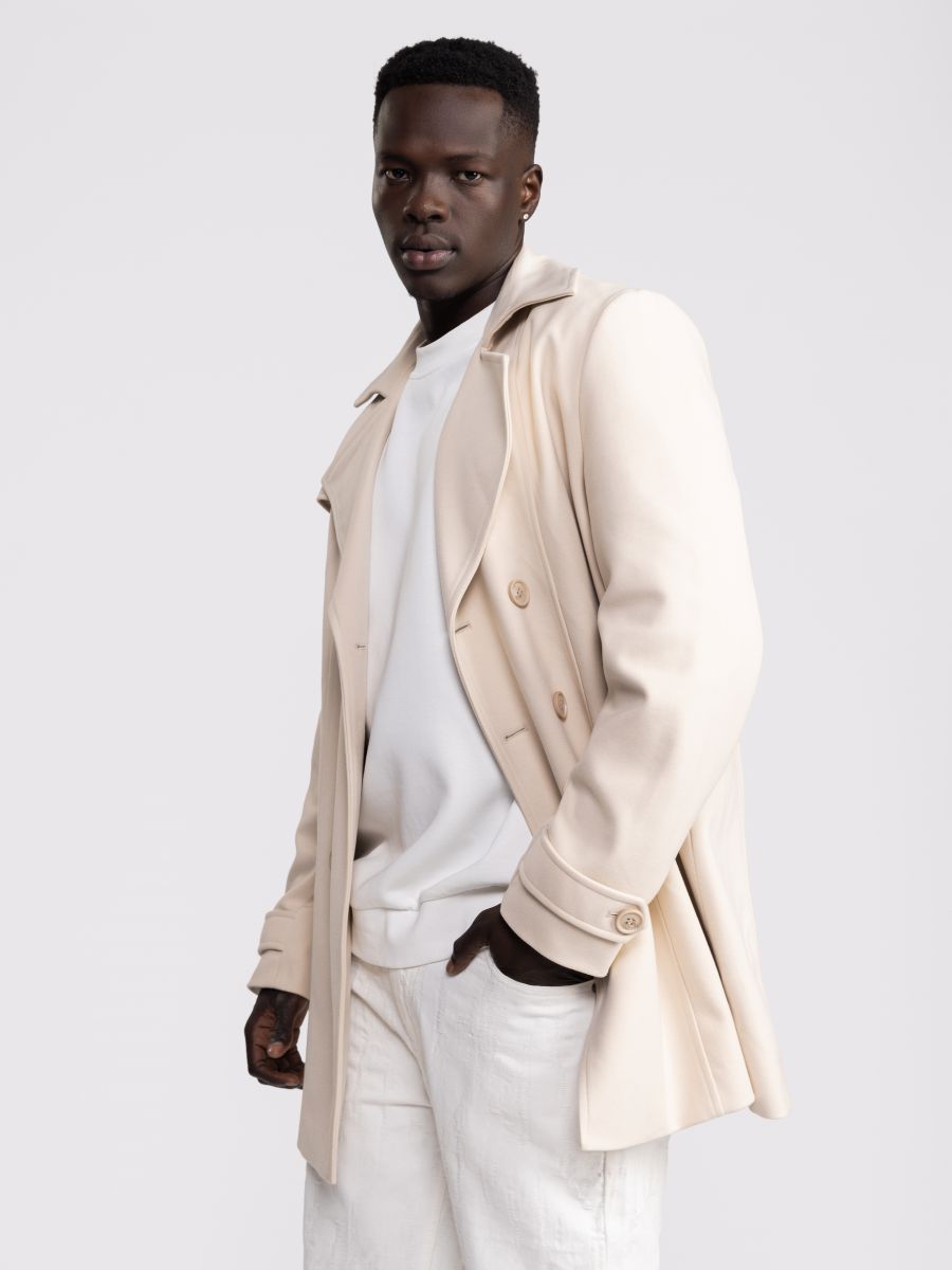 מעיל טרנץ’’ כפול כפתורים