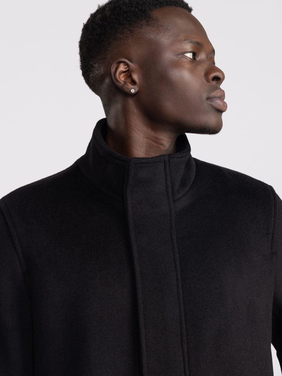 מעיל צמר ארוך לגבר