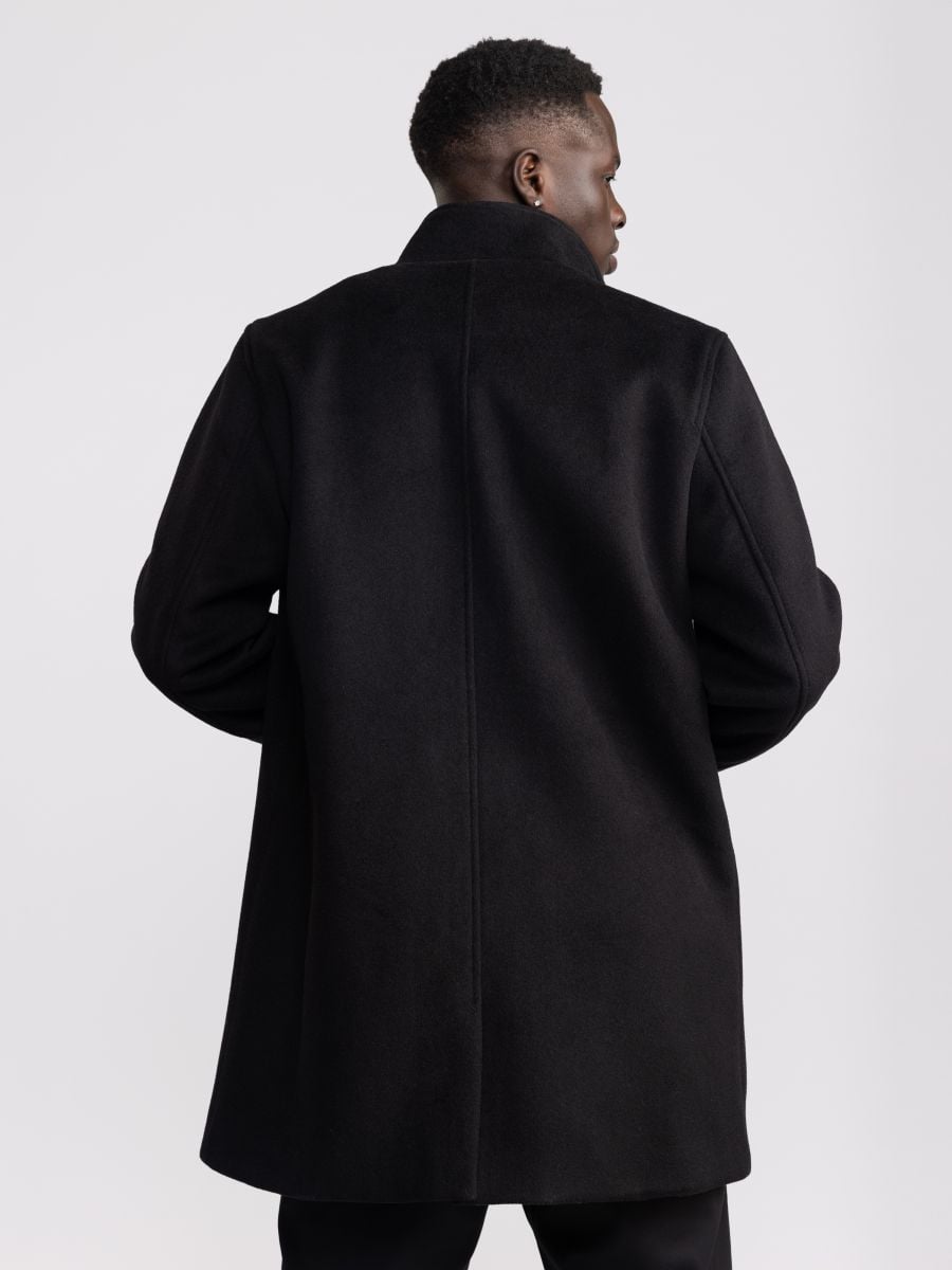 מעיל צמר ארוך לגבר