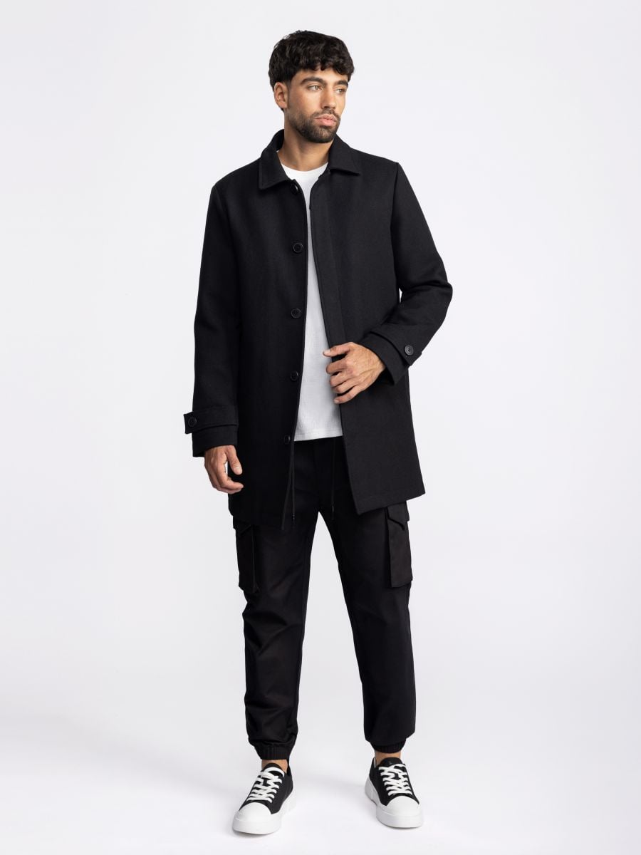 מעיל צמר לגבר