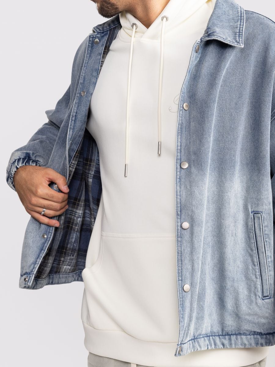 גקט גינס ווש לגבר