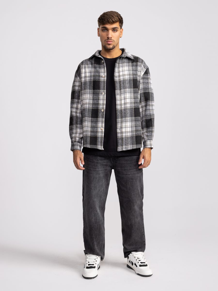 גקט אובר שירט פלאנל לגבר