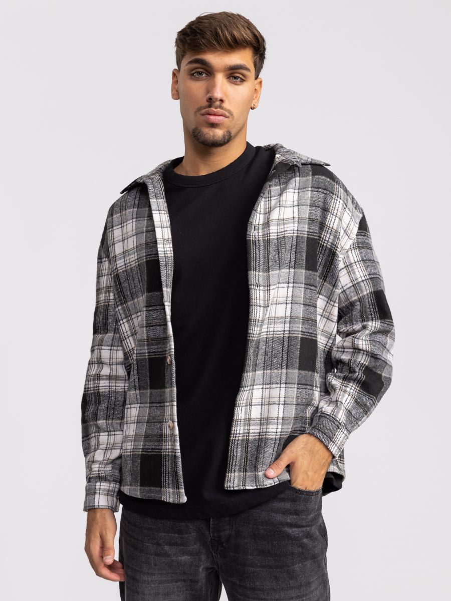 גקט אובר שירט פלאנל לגבר